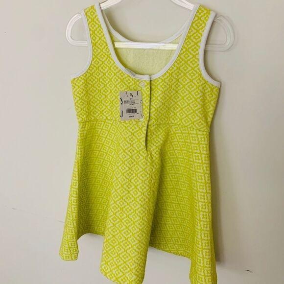 New Janie & Jack Neon Yellow Summer dress - Picture 1 of 1